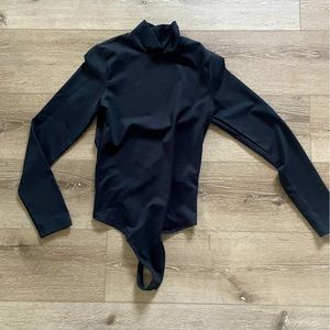 Abercrombie, black turtleneck, bodysuit